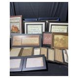 Lots of inspirational home Decor hangers and