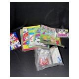 Collection of crossword books cards and card