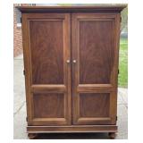 Wardrobe computer cabinet cherry by hooker