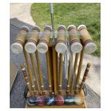 Vintage Forster Wood Croquet Set