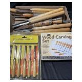 Large lot of wood working tools.