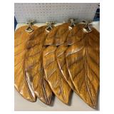 Decorative Carved Wood Blade and brass