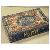 Metal Humo Cigar box with GE 1141 bulbs and