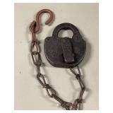 Vintage Adlake Lock - key missing