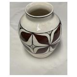 Pohaku Kiln Pottery Vase, Hand Painted in Hawaii.