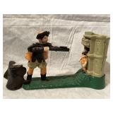 Classic cast iron bank All pieces present,