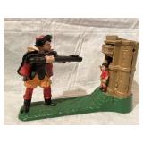 Classic cast iron mechanical bank Reproduced from