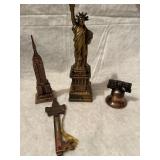 Vintage Bronze Statue of Liberty New York City