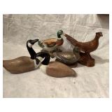 Ducks, Geese, and Pheasant figurines