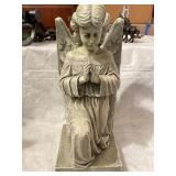 13 inch tall praying garden angel. Please see