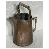 Large Antique Christian Wagner Copper Pitcher
