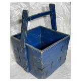 Painted Wood Grain Bucket 21" tall at Handle