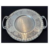 Vintage Cromwell Hand Wrought Hammered Aluminum