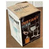 Instant Icer Glass Chiller Vintage Mid Century