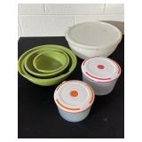 Storage bowls and mixing bowls
