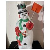 Oversized Christmas frosty decoration