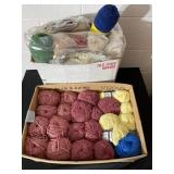 2 boxes of craft supplies