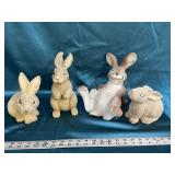 Plastic rabbit yard Decor