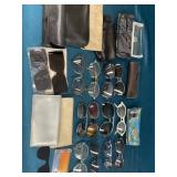 Collection of prescription eyeglasses and