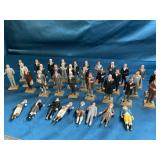Collection of plastic presidents figurines