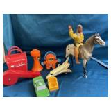 Assortment of older toys