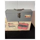 New in box hip roof toolbox 16" x 7 1/2" x 7"