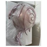 Whipping cream with gazing ball