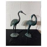 Pair of garden cranes plastic