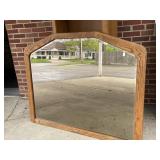 Large Wood Framed Mirror