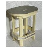 Small Vintage Wood Table/Stand 16-1/2" tall