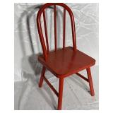 Small Painted Wood Child Chair 22" tall