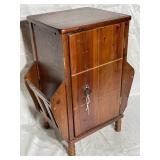 Small Stand Cupboard Magazine Rack 21" tall