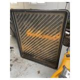 Large plastic tray measures 45 inches x 52 inches