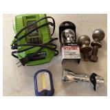 Greenworks 40 V battery charger also three pitch