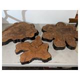 Three pieces of Florida Cypress, made to be