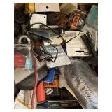 Garage lot full of other end tools connectors car