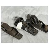 Lot of 3 Small Metal Wood Planes 5-1/2" to 6-1/4"