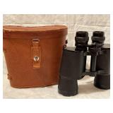 Vintage Japanese Binoculars with Leather Carrying