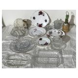 Assortment of dishes and glassware