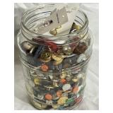 Jar of Vintage Buttons