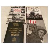 Four books on World War II. One book is the