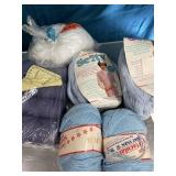 Assortment of yarn and Stuffing