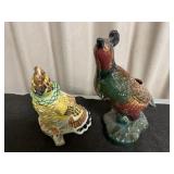 Pair of Planters - Grouse and Quail