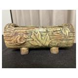 Weller Pottery Log Planter - handle missing