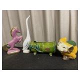 Lot of 4 Ceramic Decorative Items