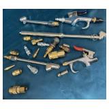Miscellaneous lot of air fittings