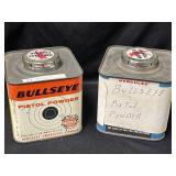 Two canisters of bull