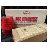 Re-load items including Lee reloader with