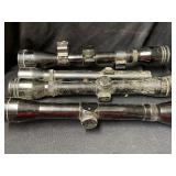 Lots of four scoops, vary in size and make