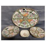 Japanese Porcelain Motif Chargers, Tray, etc.